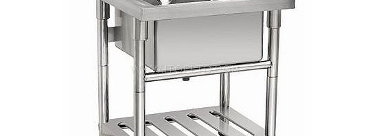 stainless steel easy to assemble   Single Sink Bench